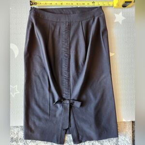 Bow Back Pencil Skirt